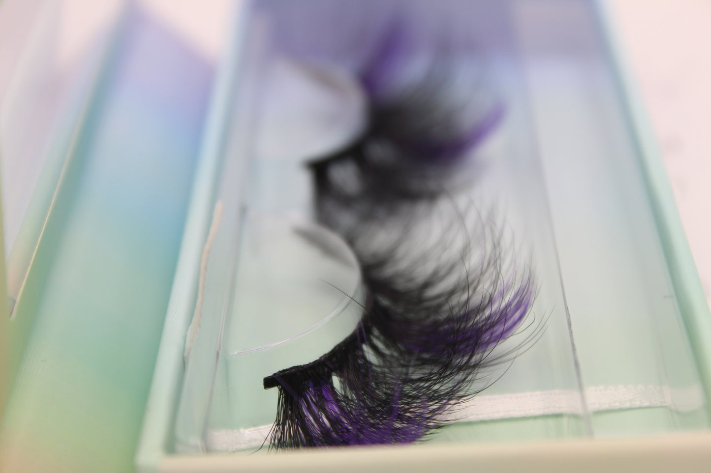Purple Rain - Purple and Black 25mm Strip Lashes