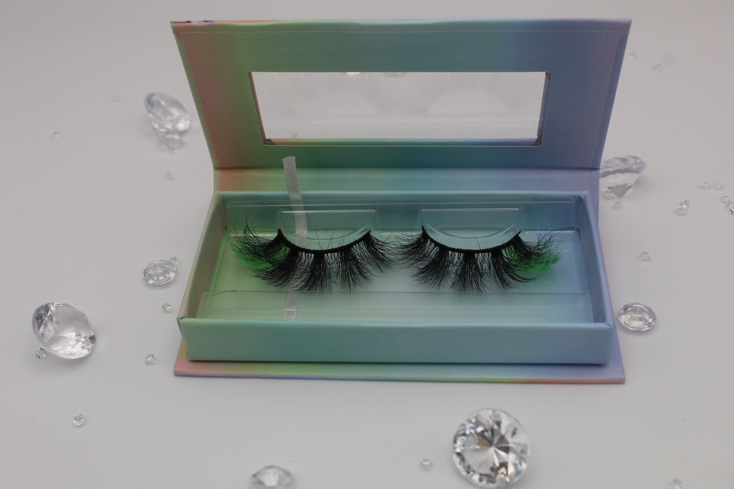 The Grinch - Black and Green 20mm Strip Lashes