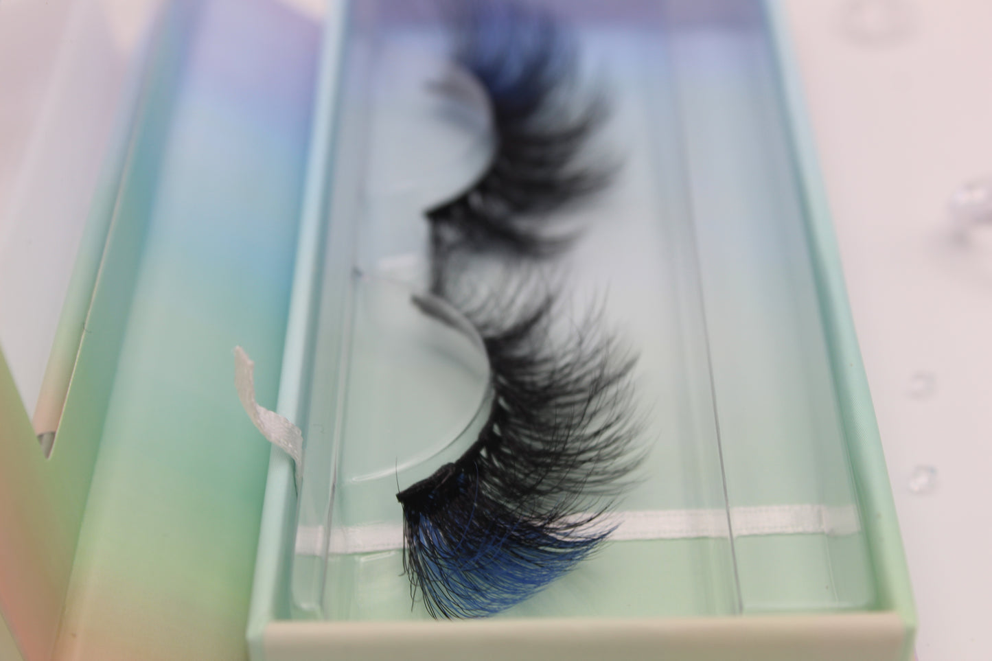 Midnight Whisper - Black and Blue 20mm Strip Lashes