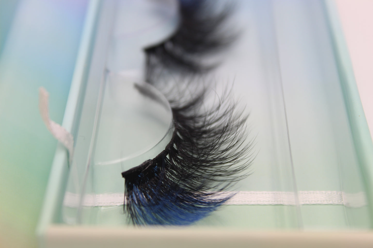 Midnight Whisper - Black and Blue 20mm Strip Lashes