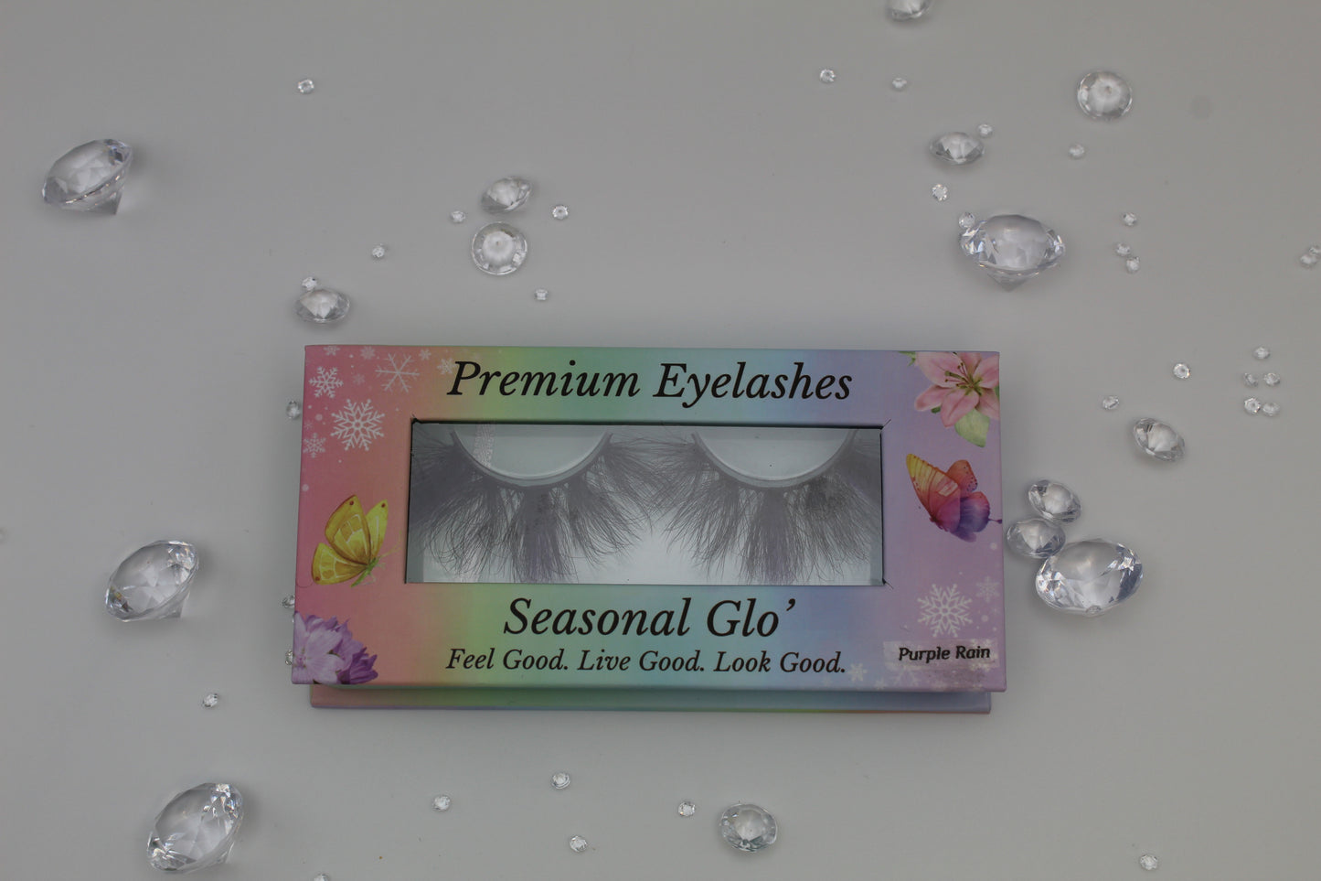 Purple Rain - Purple and Black 25mm Strip Lashes