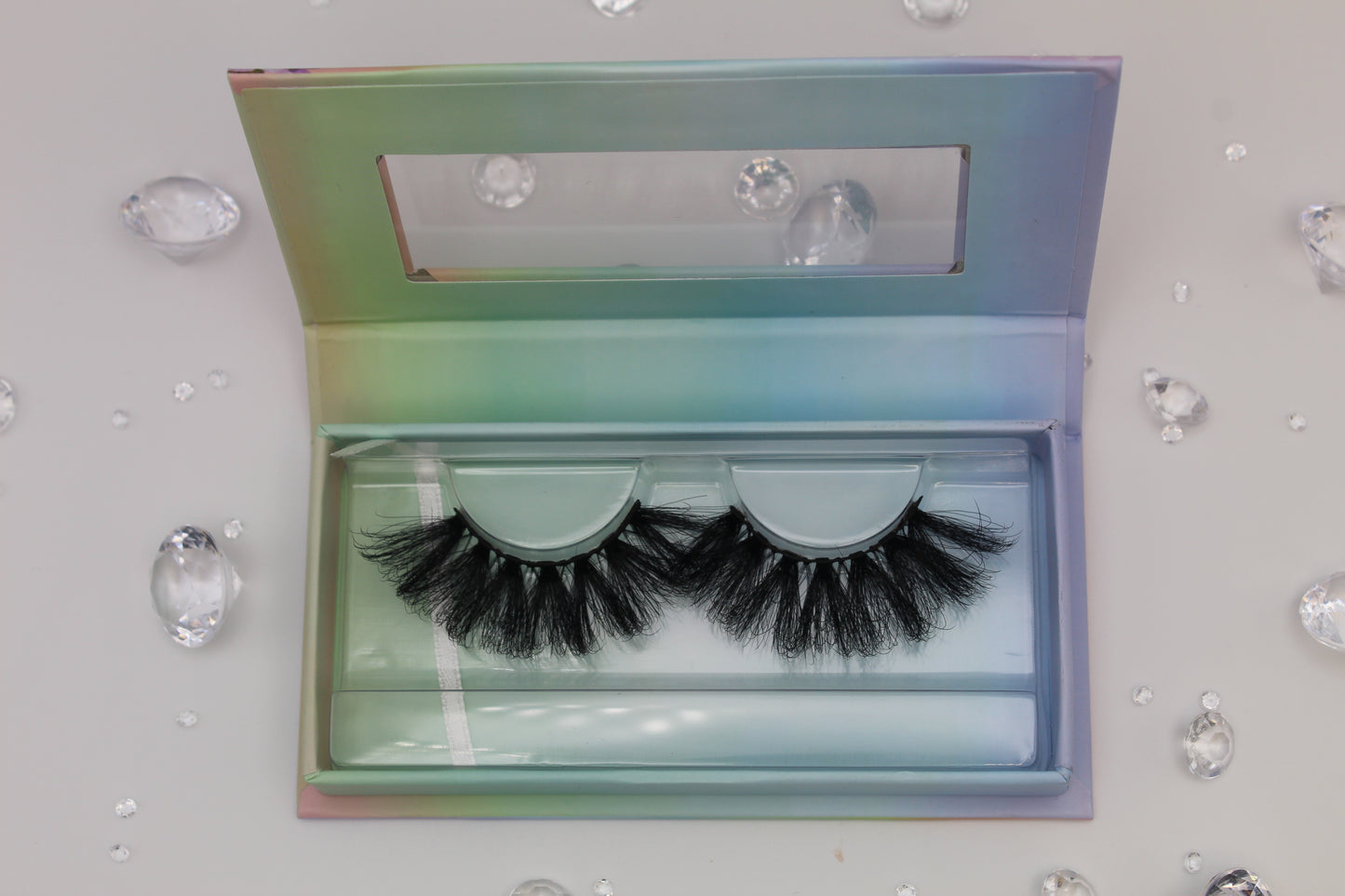 Black, long 25mm False strip lashes