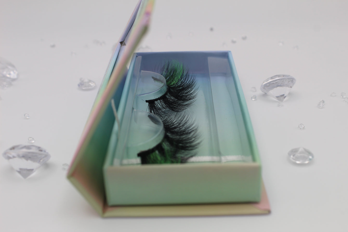The Grinch - Black and Green 20mm Strip Lashes